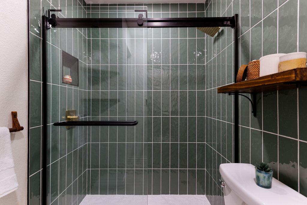 Outdoor space with desert landscaping